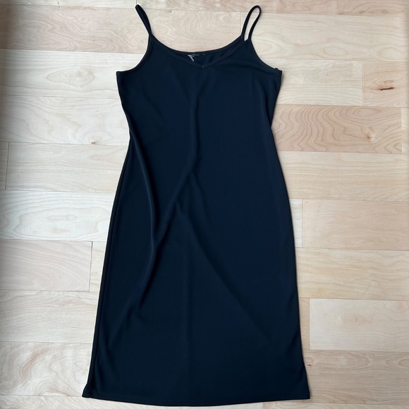 VINTAGE BLACK MIDI DRESS - Picture 4 of 5